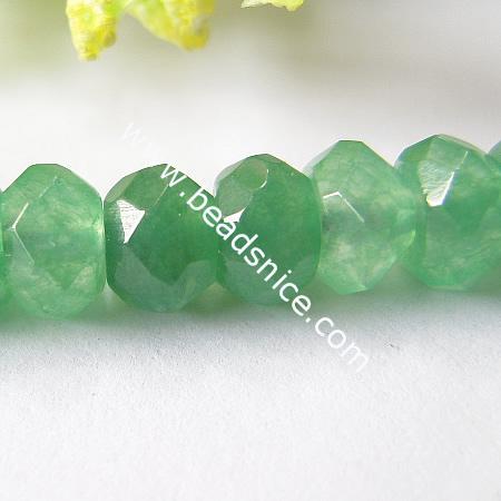 Aventurine Green Natural,4x6mm,16 inch,Hole:about 1mm,