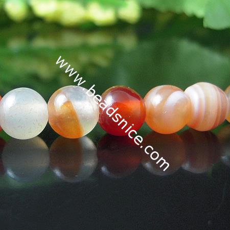 Gemstone Beads,6mm,14 inch,Hole:about 0.8mm,