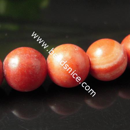 Malachite Red,8mm,16 inch,Hole:About 1.2mm,