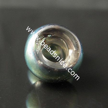 Crystal European Beads,8x14mm,Hole:about 5mm,