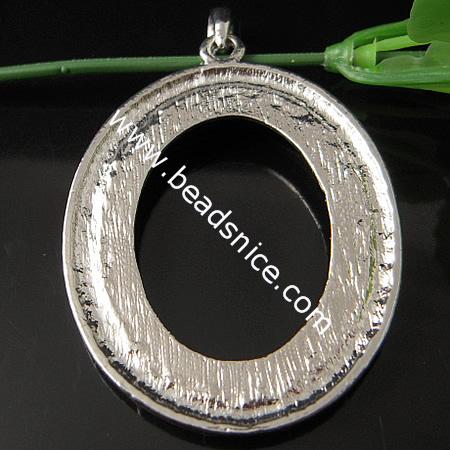 Alloy Pendant,Base Diameter:30x40mm,Hole:about 4x6mm,Lead-Safe,Nickel-Free,