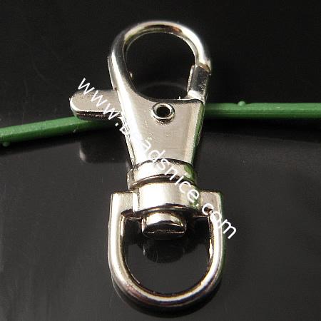 Alloy Clasp,38x16mm,Lead-Safe,Nickel-Free,