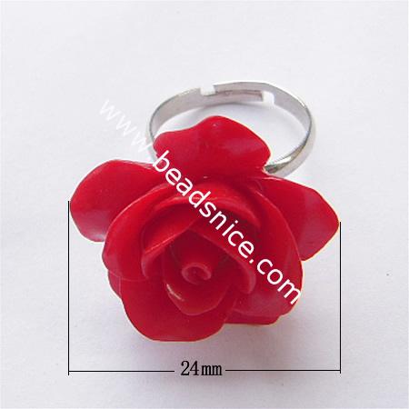 unique rings,cheap rings,size:6,flower
