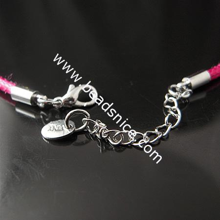 Wax Cord Necklace,18 inch,Thickness:2mm,