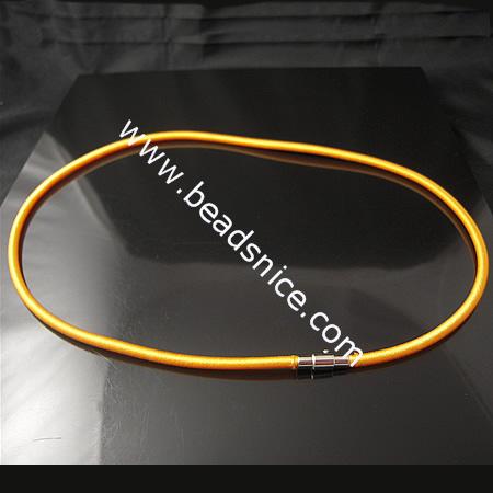 Jewlry Marking Necklace Cord,18 inch,Thickness:3mm,Clasp:5mm,