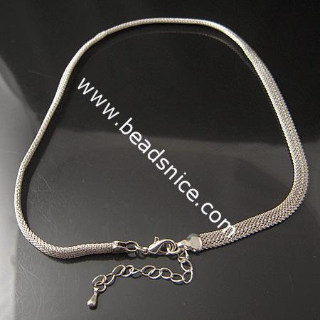 Brass Necklace Chain,18 inch,Thickness:2x6mm,Lead-Safe,Nickel-Free,