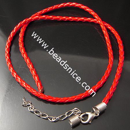 Jewelry Making Necklace Cord,18 inch,Thickness:3mm,Lead-Safe,Nickel-Free,