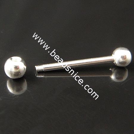 Other Brass Findings,31mm,Ball:6mm,Club:2mm,Lead-Safe,Nickel-Free,