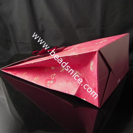 Paper Gift Bag，165X125X60mm，100pcs per bag,