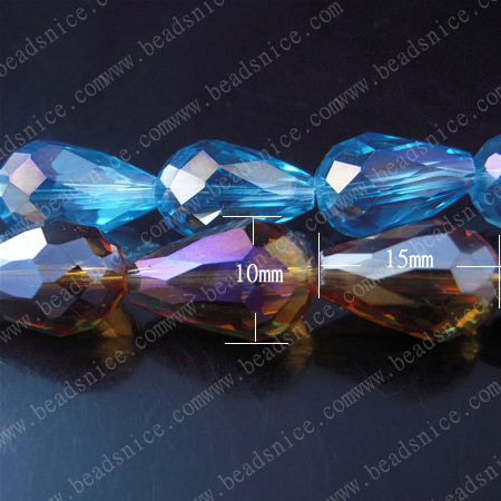 crystal 6000 teardrop pendant ,Teardrop,10X15mm,hole:1.2mm,16inch,
