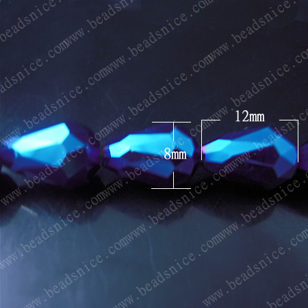 crystal 6000 teardrop pendant ,Teardrop,8X12mm,hole:1.2mm,28inch,