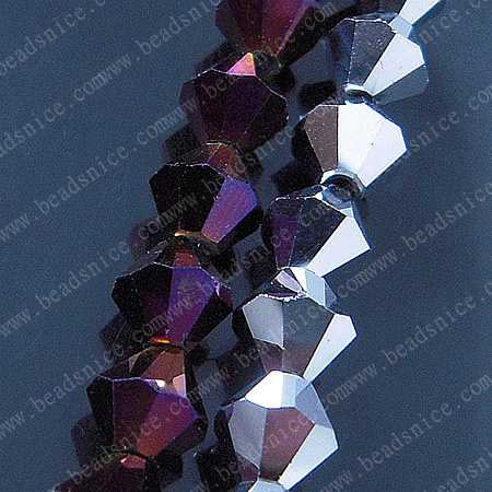 crystal Crystal 5301 Bicone Beads ,8X8mm，hole:1.2mm,22inch,
