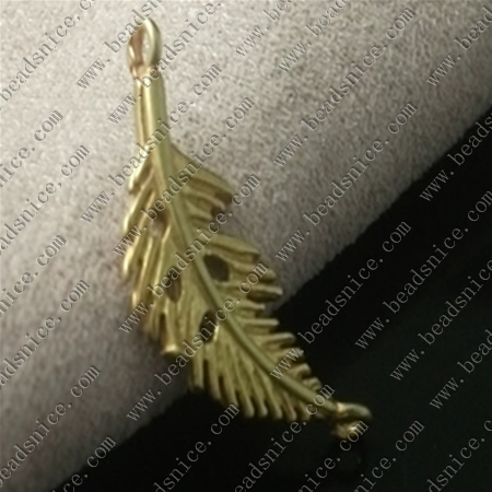 Leaf connectors links retro tree leaf connector wholesale vintage jewelry findings brass nickle-free lead-safe