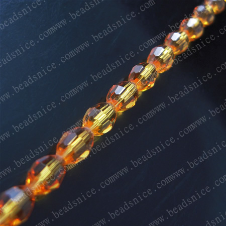 Other crystal Crystal Beads，4X6mm,hole:1.2mm,16inch,