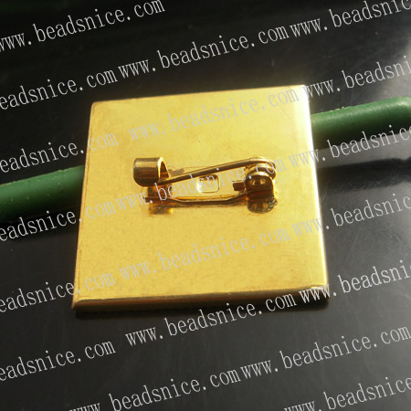 Brass Brooch FIndings,25mm,