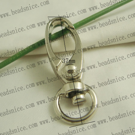 Alloy Lobster Claw Clasp,37X6.5mm,
