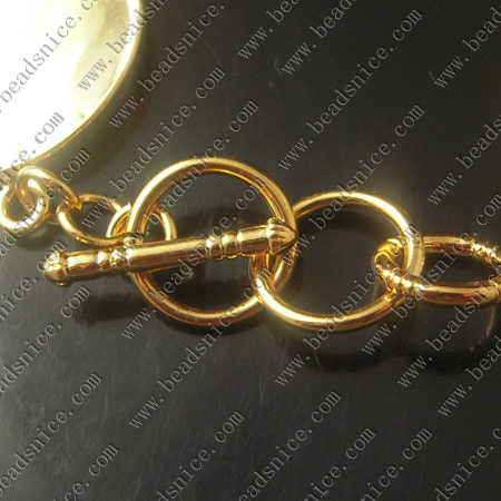 Brass Bracelet Base,26mm,9 inch