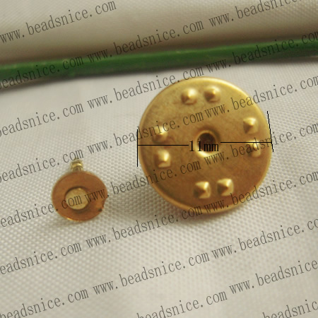 Brass Cuff  Link Findings,11mm,