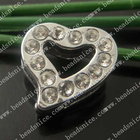 Rhinestone beads,15X16X5mm,hole:2X11mm,
