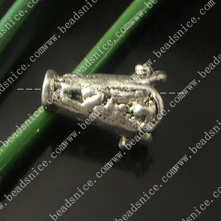 Zinc Alloy Bead Caps ,7X12mm,hole:1.5-3.5mm,Nickel-free,Lead-free,