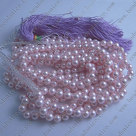 South Sea Shell Beads,  Round, Hole:Approx 0.8MM, A grade, Sold per 16-Inch Strand,6mm,