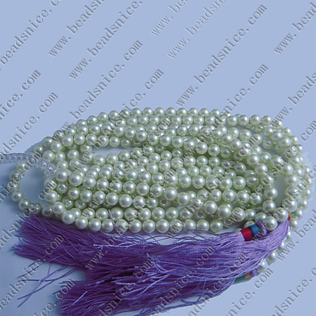 South Sea Shell Beads,  Round, Hole:Approx 0.8MM, A grade, Sold per 16-Inch Strand,6mm,