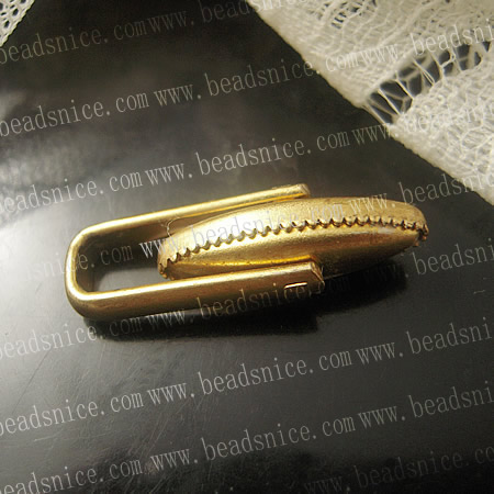 Brass CUff Link Findings,18.5X18mm,