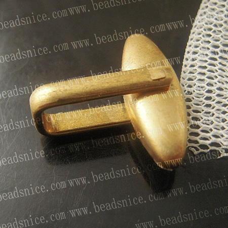 Brass CUff Link Findings,18X16mm,
