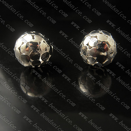 Brass Beads,14x14x14mm,Hole About:1.8mm,Nickel-Free,Lead-Safe,