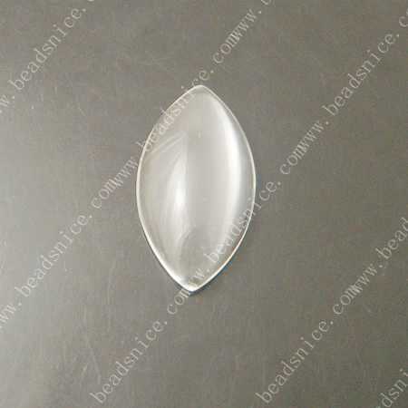 Glass Cabochons,7X14mm,3.5mm height