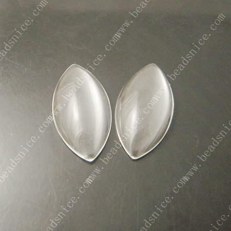 Glass Cabochons,7X14mm,3.5mm height