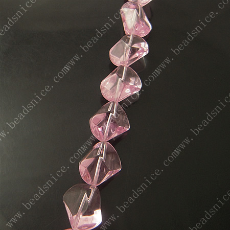 Crystal Beads，12.5X16.5X9mm，hole:1mm,30inch,