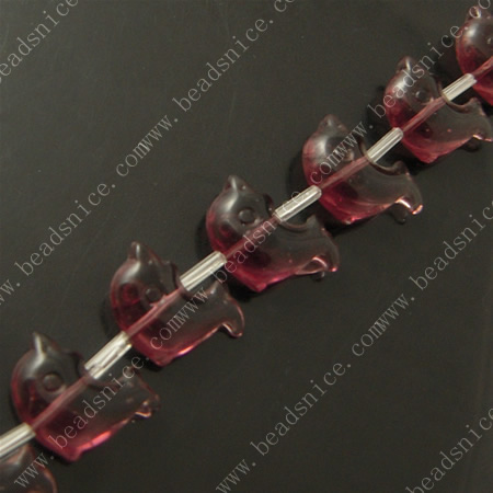 Crystal Beads，17X14X7mm,hole:1mm,30inch