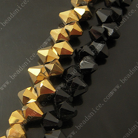 crystal Crystal 5301 Bicone Beads ，6X8mmmm,hole:1mm,46inch,
