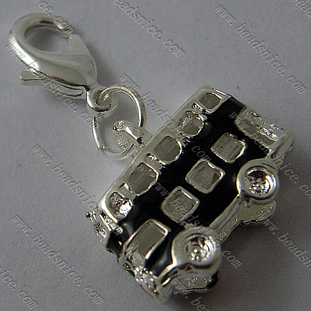 Zinc Alloy Charms,17x28mm,Hole About:5mm,Nickel-Free,Lead-Safe,