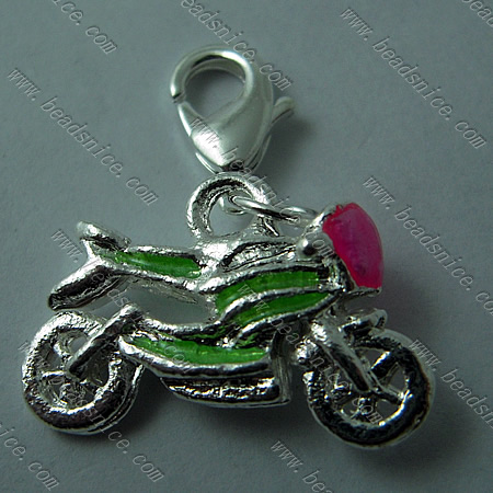 Zinc Alloy Charms,28x21mm,Hole About:5mm,Nickel-Free,Lead-Safe,