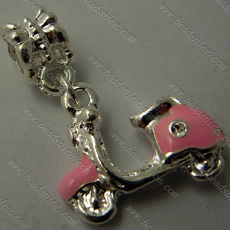 Zinc Alloy Charms,27mm,Hole About:5mm,Nickel-Free,Lead-Safe,