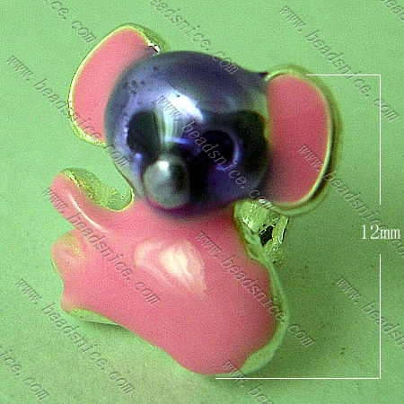 Zinc Alloy Charms,12x10mm,Hole About:4mm,Nickel-Free,Lead-Safe,