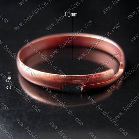 Iron Ring Finding,2.5mm,Inside Diameter:16x16mm,Nickel-Free,Lead-Safe,