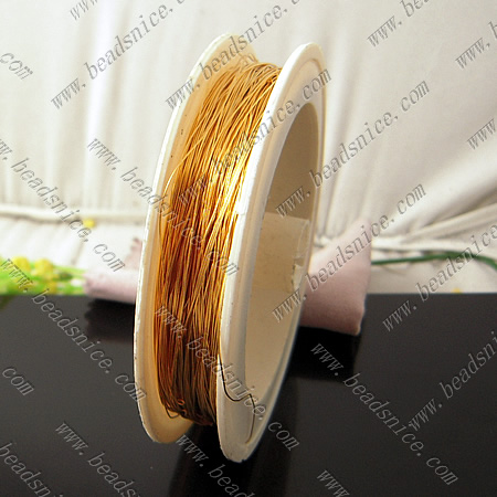 Brass Wire,20k Gold Plated,0.3mm