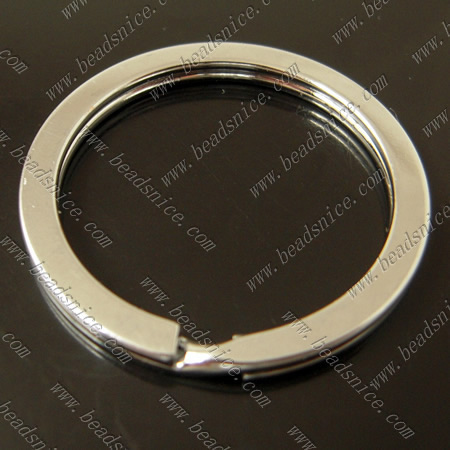 Iron Key Split Ring,2x27mm,Nickel-Free,Lead-Safe,