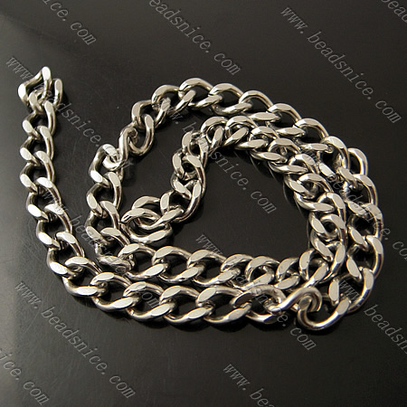 Stainless Steel Chain,1.3x5.3x7.5mm,