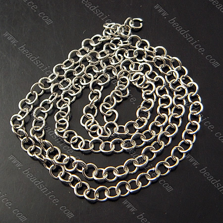 Stainless Steel Chain,0.5x2.8x3mm,