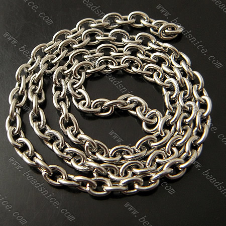 Stainless Steel Chain,1x4.8x3.8mm,