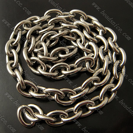 Stainless Steel Chain,1.8x7.5x10mm,