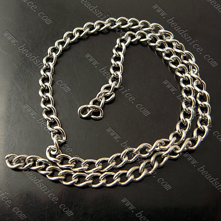 Stainless Steel Chain,0.8x3.2x4.2mm,