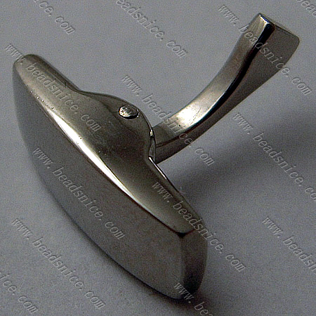Stainless Steel Cufflink,316 stainless steel,17x18mm,