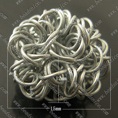 Iron Thread Component,15x15x15mm,Nickel-Free,Lead-Safe,
