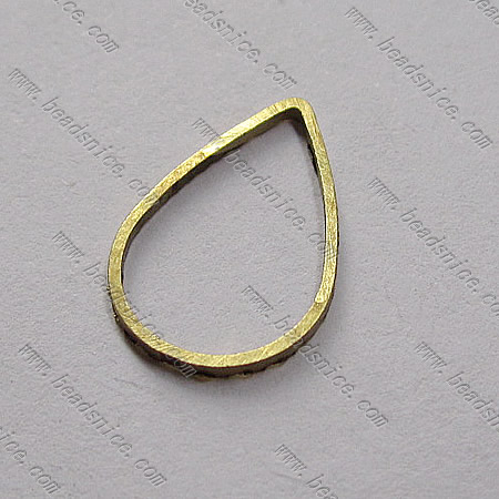 Brass Beading Ring,7x10x0.9mm,Nickel-Free,Lead-Safe,