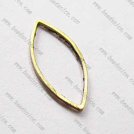 Brass Beading Ring,7x19x0.9mm,Nickel-Free,Lead-Safe,